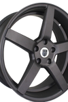 Vortex Edge Dual-Spoke 20" Matte Black Wheels Set of 4