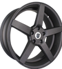 Vortex Edge Dual-Spoke 20" Matte Black Wheels Set of 4