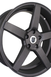 Rugged Blackout Matte Black Mag Wheels Set of 4