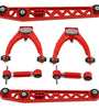 Adjustable Front Upper Control A-Arms + Rear Camber Kit compatible for Honda Civic 96-2000