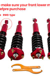 Lexus IS250 IS350 Coilover Lowering Kit 2006-2013 RWD Suspension Set