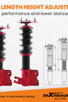 Nissan S13 Coilover Kit 1988-1994 180SX 200SX Silvia 240SX Adjustable