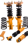 Compatible for Nissan sentra coilovers 2007-2012 FrontRear Coilover Kit 24 Ways Adjustable Damper