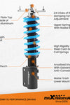 Mazda RX-7 FC Coilover Struts 86-91 24-Way Adjustable Suspension