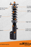 maXpeedingrods COT7 Coilovers 1987-1998 Toyota Corolla E90 E100