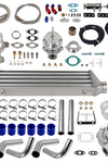 T3/T4 T3 T4 T04E Universal Turbo Kit With WastegateIntercooler Piping BOV