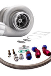 Universal Turbo for GT45 T4 V-BAND 600+HPS Boost with Oil Return Line kits