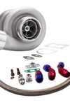 Universal Turbo for GT45 T4 V-BAND 600+HPS Boost with Oil Return Line kits