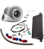 Turbocharger for GT45 T4 V-Band A/R .66 1.05 + 600x300x76 Intercooler + Oil Line Kit