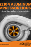 Universal Turbo Billet Compressor Wheel Turbocharger T3T4 for 400HP Engines