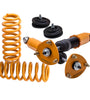 Rear Coilovers Shocks Springs compatible for BMW X5 E53 2000-2006 Adj. Height Golden Lowering Kit