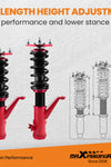 Honda Civic Coilover Suspension Kit 2001-2005 EM2 Adjustable Damper