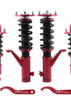 2002 compatible for Honda Civic 2001 2003 2004 2005 Adjustbale Height Shock Strut Red Coilovers