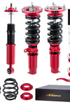 4pcs Adjust Height Coilovers Suspension Kits Shock Absorber compatible for BMW 3 Series E46 1998-2005