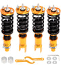 Compatible for Honda Civic / CRX 1988-1991 EE EF EC 4pcs 24 Damper Adjustable Suspension Coilovers Shock Absorber kits Lowering Kit