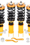 Compatible for Honda Civic 1996-2000 EK Adjustable Shock Absorber Coilovers Coilover Kit Lowering Kit