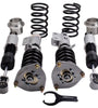 Coilovers Kit compatible for Hyundai Veloster 2013-2015 Adj. Damper CoilsStruts Grey