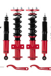 2005-2014 compatible for Ford Mustang Damper Adjustable Tuning Coilovers Kits Red 