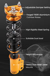 Adjustable Coilover Kit for 1994-2004 Ford Mustang 4th Gen