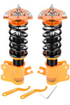 Compatible for Nissan Silvia s13 coilovers 180SX 200SX 240sx coilovers Strut Front Full Adj. Coilover Lowering Kit