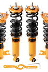 24-ways Damper Adjustable Coilover Suspensions compatible for Nissan s13 coilovers 240SX 180SX 88-94 lowering kit