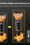 24-ways Damper Adjustable Coilover Suspensions compatible for Nissan s13 coilovers 240SX 180SX 88-94 lowering kit