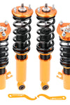 Coilover Shock Struts compatible for Nissan s13 coilovers 180SX 200SX Silvia 240SX Front + Rear 4pcs  Lowering Kit