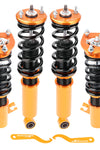 Coilover Shock Struts compatible for Nissan s13 coilovers 180SX 200SX Silvia 240SX Front + Rear 4pcs  Lowering Kit