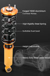 Coilover Shock Struts compatible for Nissan s13 coilovers 180SX 200SX Silvia 240SX Front + Rear 4pcs  Lowering Kit