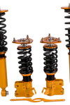 Adj Height Coilovers Kits compatible for Nissan s14 coilovers 95-98 Suspension Coil Spring Shock Lowering Kit