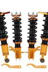 24-Steps Adj. Damper Coilover Suspensions compatible for Nissan Sentra B15 Pulsar N16 00-06 Lowering Kit