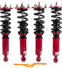 1986 - 1993 compatible for Toyota Supra MA70 GA70 JZA70  Damper Adjustable Racing Coilovers Red