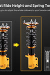 Compatible for Toyota Corolla 88-99 E90 E100 E110 AE92-AE111 Coilovers Shock Absorber Lowering Kit