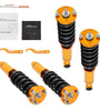 24 Ways DamperHeight Adjustment Coilover compatible for Honda Accord CL7CL9 2003-2008 Lowering Kit