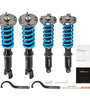 Blue Height and Damper Adjustable Coilover kits Compatible for JAGUAR XJ8 / XJR (X358) 2007 -2009 T6 Advanced Coilovers