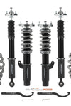 T7 Advanced Series 24 Levels Adjustable Coilover compatible for BMW E46 330i 325i 318d 320d 330d 1999-2005 Lowering Kit