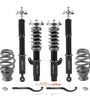 T7 Advanced Series 24 Levels Adjustable Coilover compatible for BMW E46 330i 325i 318d 320d 330d 1999-2005 Lowering Kit