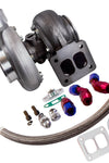 For GT45 T4 V-BAND 1.05 A/R 92MM 600+HPS Boost Turbo Charger w/ Oil Return Line kits