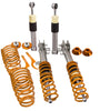 Height Adjustable Coilovers Suspension compatible for Fiat 500 compatible for Ford Ka 2008-2016 Lowing kit