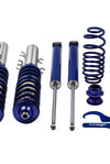 Adjustable Coilovers Absoeber Springs compatible for VW Golf MK4 2WD only A4 1998-2005 Lowering Kit