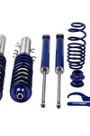 Adjustable Coilovers Absoeber Springs compatible for VW Golf MK4 2WD only A4 1998-2005 Lowering Kit