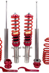 Coilover Coil Spring Over Shock Suspension compatible for VW Golf4 Bora compatible for Seat Leon 1 Lowering Kit