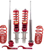 Coilover Coil Spring Over Shock Suspension compatible for VW Golf4 Bora compatible for Seat Leon 1 Lowering Kit